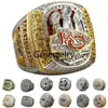 حلقات الفرقة الفاخرة بطولة Super Bowl بطولة المصمم 14K Gold KC Rings for Mens Womens Diamond Sport Jewelrys