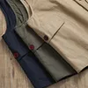 SW191021 Uomini Cargo Canvas Gilet Cott Pocket Khaki Vintage Caccia Outdoor Cam Semplice Fi Sport Gilet di colore solido K7xt #