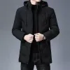 Wellsome Abbigliamento da uomo di alta qualità Nuovo marchio con cappuccio Casual Fi Lg Addensare Outwear Parka Giacche invernali Giacca a vento Cappotti 97fr #