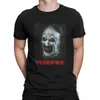 Новинка Terrifier Medium Horror T-Shirt для мужчин с круглым воротником Pure Cott Футболка Scary Horror с короткими рукавами Уникальная одежда o4ge #
