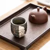 Tassen Untertassen Dunhuang Gold- und Silberfarbener Tee Chinesische handgemachte Retro-Keramik-Meistertasse Einzelset