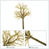 Fleurs décoratives 30 pièces décor à la maison modèle arbre poteau plantes artificielles paysage pour Table de sable Train matériel Miniature faux arbres en plastique