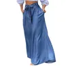 Jeans pour femmes Femmes Wide Leg Dressy Jean Pantalon Pantalon de plage d'été léger pour le bal de fête quotidien formel