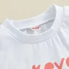 Clothing Sets Summer Kids Toddler Girl Outfit Letter Watermelon Print Short Sleeve T-Shirts Tops And Shorts Clothes Set