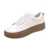 Casual Shoes Women 2024 Spring Super Thick-soled Heightened Small White All-match Sports