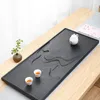 TEA TRAYS Fat Stone Tray Mirror Servering Storage Dropp Nordic Ceramic Large Bandeja Decorativa Office Accessories WRX