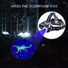 Headlamps 2 In 1 LED Headlight UV White Light Use 2x 18650 Battery Zoomable Ultraviolet 395nm Check Waterproof Headlamp For Camping Fish