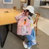 Kids Cute Cartoon Rabbit Backpack Childrens Bag Boys Girls Backpacks for Kindergarten Baby Outgoing Backpack Child Bag 240318