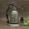 Sculpturen Nieuwe Metalen Bel Gesneden Draak Boeddhistische Klok Geluk Feng Shui Ornament Woondecoratie Beeldjes