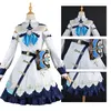 Jeu Genshin Impact Barbara Halen Party Cosplay Costume Filles Princ Dres Lolita Maid Vêtements Perruque Costume Anime Uniforme p3y8 #