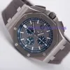 Hot AP Montre-bracelet Epic Royal Oak Offshore 26400IO Montre pour hommes Code de synchronisation Machines automatiques Montre de sport suisse célèbre Horloge de luxe Diamètre d'affaires