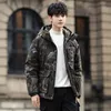 winter New Men's Camoue Down Jacket Thick Warm Fi Puffer Jackets White Duck Filling Windproof Male Coat Q58 k7rV#