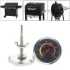 Gauges Stainless Steel BBQ Smoker Grill Thermometer Temperature Gauge 50800 Degrees Fahrenheit 10400 Degrees Celsiu Food Cooking Oven