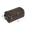 Cosmetic Bags Simple Style Toiletry Bag Waterproof Wide Opening Travel Case Container Organizer