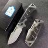 Top Quality XFD2 Tactical Folding Knife D2 Titanium Coating Drop Point Blade ABS Handle Outdoor Camping Hiking Survival Knives with Retail Box