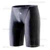 Shorts pour hommes SPELISPOS maillot de bain moulant pour hommes maillot de bain maillot de bain de sport entraînement maillot de bain à angle plat plongée été plage surf J240328