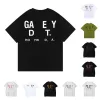 Giyim GalleryDept Tasarımcı Erkek Gal Tee Bölümleri Tişörtler Siyah Beyaz Moda Erkekler Kadın Tees Mektuplar T-Shirt Marka Tişörtlü Giyim