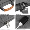 Laptop Case Ryggsäck Domiso Multi-Use Hylsa med USB laddar hörlurshål för 10 13 13,3 14 15,6 17 tum anteckningsbok datorväska 24328