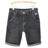 2023 marca de verão estiramento fino bermuda masculina cott denim jeans homens na altura do joelho macio ropa hombre shorts z6sz #