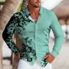 Primavera e verão masculino lapela terno camisa fr azul vermelho fi nova rua ao ar livre casual topo plus size 2023 quente novo 18Ed #