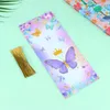 Gift Wrap 50Pcs Butterfly Candy Bag With Ribbon Ties Birthday Kids Packaging Baby Shower Wedding Supplies