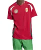 Camisetas Ungheria maglia da calcio 2024 Euro Cup Squadra nazionale ungherese Home Rosso Away Maglie da calcio bianche GAZDAG ROLAND SZALLAI ORBAN SZALAI uniforme da uomo