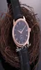 Nowy napęd Prestige Małe sekundy 46145001 Automatyczne męże Watch Rose Gold Black Dial Roma Mark Watches Black Shoad Hiwatch H041790330