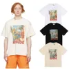 Rhude T-shirt Designer Oryginalna jakość latem moda krótkie rękawe Tees Mężczyźni Kobiety okrągły szyję