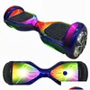 Skateboard 6 5 pollici Self-Ncing Scooter Skin Hover Adesivo per skateboard elettrico su due ruote Custodia protettiva intelligente per adesivi1 Skatebo Otkre