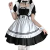 tjej anime svart söt lolita piga kostymer flickor kvinnor härlig piga cosplay kostym animati visa japansk outfit dr kläder l3in#