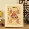 Sculture Il Dio della ricchezza appende immagini, Ornamenti del Dio della ricchezza a cinque vie, Pittura decorativa Fengshui di squisito artigianato
