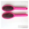 Brosses à cheveux Peigne Boucle Extensions humaines Outils pour perruques Trame dans le maquillage Blackpink Color5965042 Drop Livraison Produits Soins Style Dhh9I