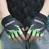 Gants de cyclisme Sports d'extérieur vélo de vélo de randonnée de randonnée demi-doigt sans abrasion de palmier matériau de palmier ss