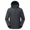 2022 Herbst Winter Herrenjacke Fleece Abnehmbare Liner Bergsteigen Kleidung Wasserdichte Windjacke Techwear Mantel a6rN #