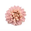 30pcs/9 cm sztuczny Dahlia jedwabny kwiat Rose Głowice do dekoracji ślubnej