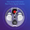 Hörlurar Ny A1 TWS inear öronsnäckor full transparent trådlös Bluetooth 5.3 Hörlurar Retro Musik Eörlurar Digital Display Headset