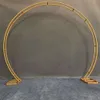 T Stage Wrought Iron Stand Props Wedding Arrangement Decoration Round Metal Circle Arch Artificial Flower Shelf