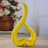 Vases Nordic Love Heart Shape Ceramic Vase Modern Flower Arrangement Container Wedding Valentine's Day Home Living Room Decoration