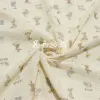 Tessuto traspirante a doppio strato di garza di cotone tessuto crêpe di cartone animato tessuto di cotone stampato coniglio per cucito fai da te tessili per la casa indumenti da notte