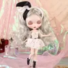 White Swan Icy DBS Blyth Doll Carving Lips Matte Face 16 BJD Azone S Anime Girl 240311