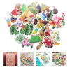 Storage Bottles 80 Pcs Hawaii Stickers Luggage Suitcase Decals DIY Laptop Stationery Pvc Scrapbook