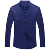 2022 Marque Vintage Chemises pour hommes Vêtements coréens Fi LG Chemise à manches de luxe DR Vêtements décontractés 369 Q1XS #