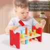 Martello di legno Montessori giocattolo per bambini allenamento motorio fine gioco sensoriale cognizione del colore Set educativo per autistici 240321