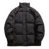 Kurtki zimowe mężczyźni parkas gęstość polaru ciepłe płaszcze 2021 Casual Male Stojak Kurtki Mężczyźni Down Solid Color Emewear Chaquetas W9nq#