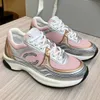 Sneakers entwerfen Womans aus Büro Sneaker Channel Schuh Männern Designer Männer Damen Trainer Sport Casual Trainer Berühmte Modeshuschel