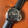 남성 감시 디자이너 시계 Sapphire 47mm 16mm cowhide 자동 고급