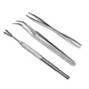 Dog Apparel 3Pcs/Set Flea Treatment Fork Remover Tweezer Clip Tick Removal Tool Pet Supplies