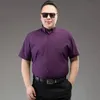 12xl 14XL 150 кг мужские черные деловые рубашки офисные с коротким рукавом большего размера большая синяя рубашка Busin Cott Dr V7ZQ #
