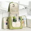 Borse per cosmetici Borsa da viaggio in nylon impermeabile Borsa da donna unisex per appendere il trucco Lavaggio dei kit da toilette