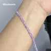 Lose Edelsteine im Großhandel, natürlich, 4 mm, A, Lavendel, Amethyst, Quarz, glatte runde Perlen zur Herstellung von Schmuck, DIY-Halskette, Armband oder Geschenk